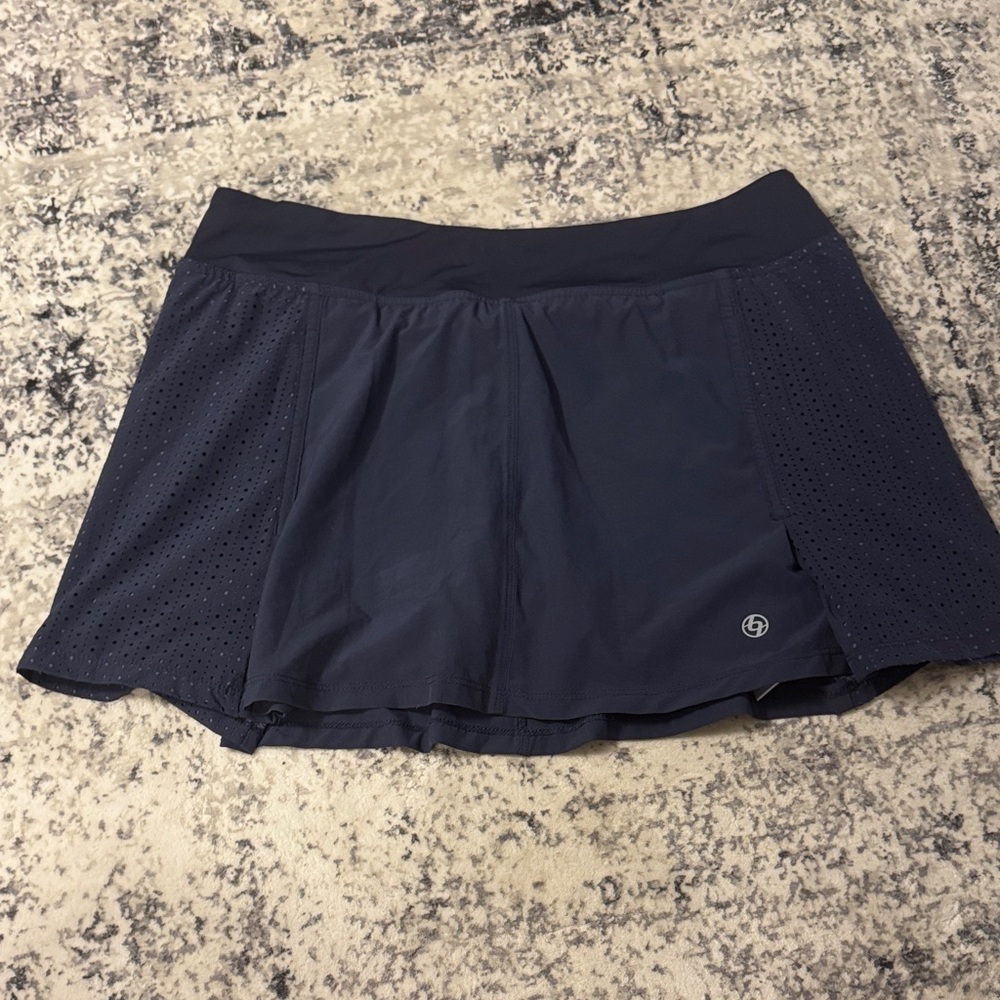 Lija Medium Navy Blue Athletic Skort